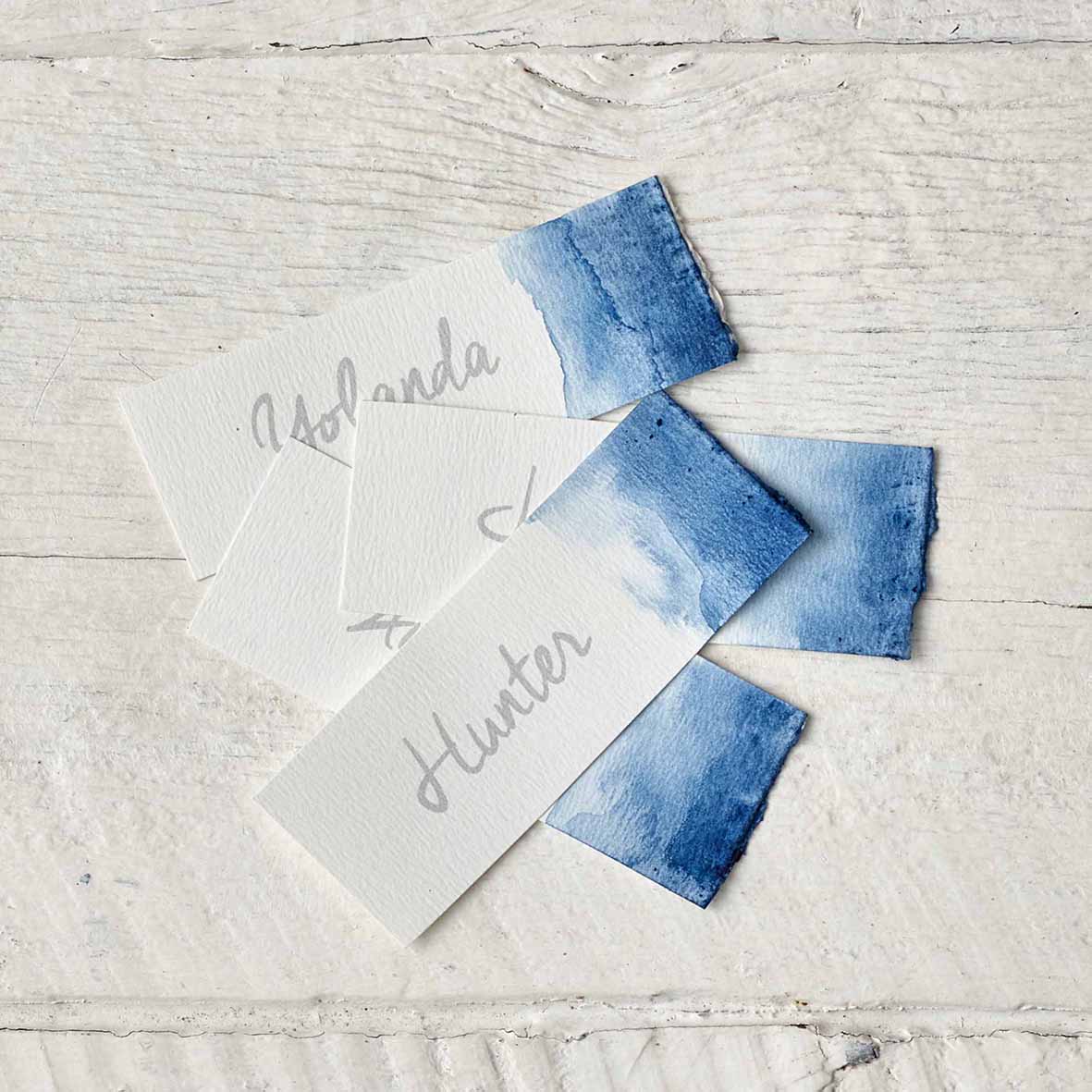 Watercolour gift tags